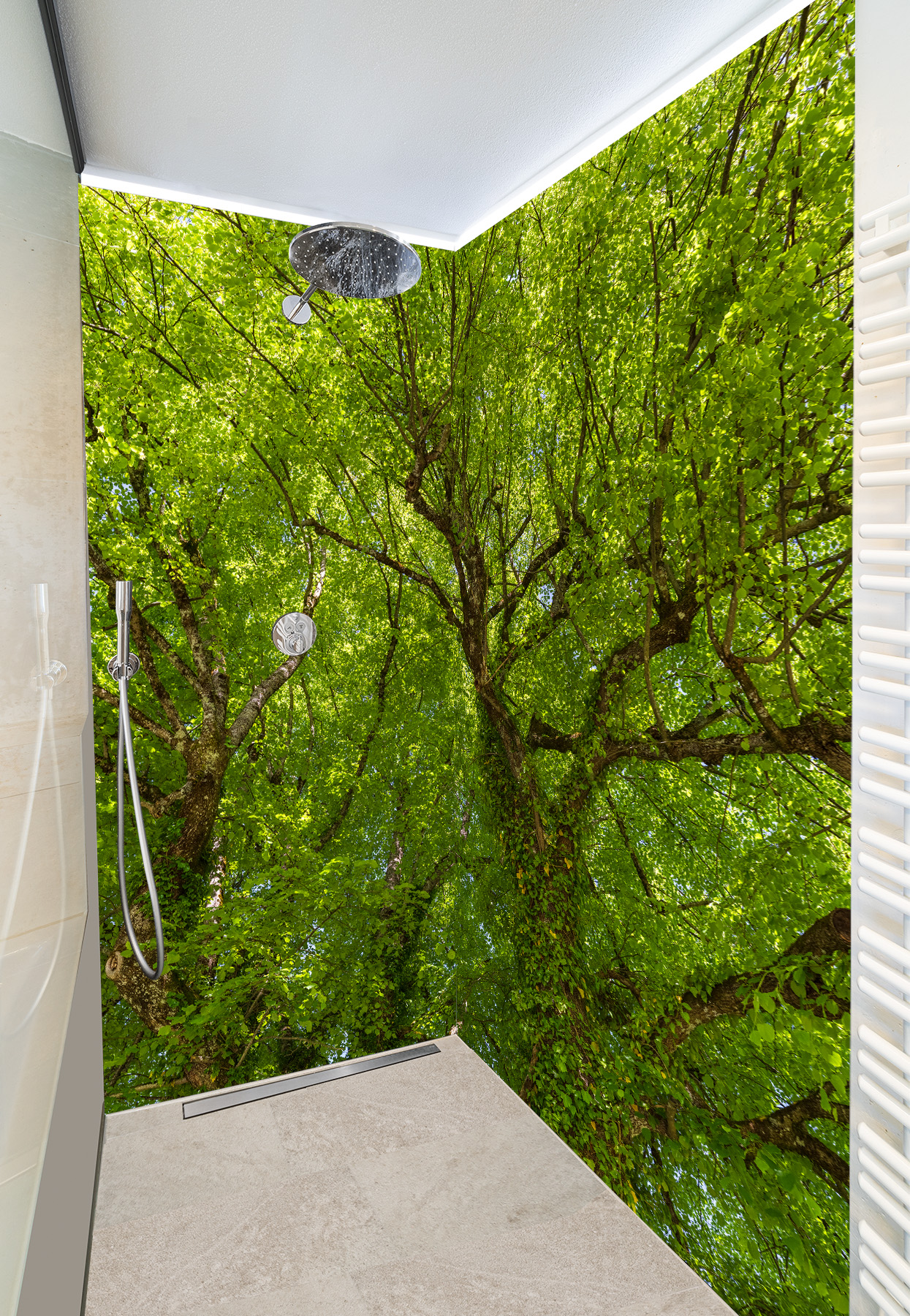 Duschkabine mit Fotomotiv - Unter den Linden