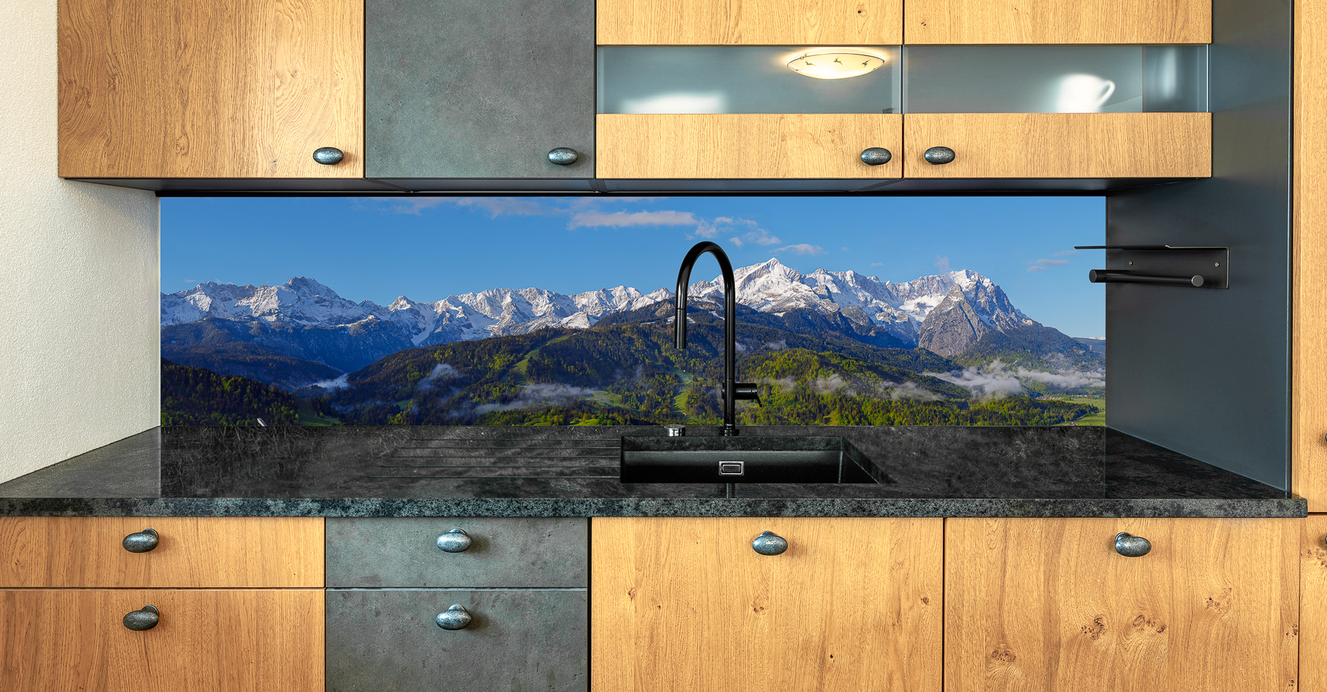 Motiv für eine Küchenrückwand - Garmisch-Classic