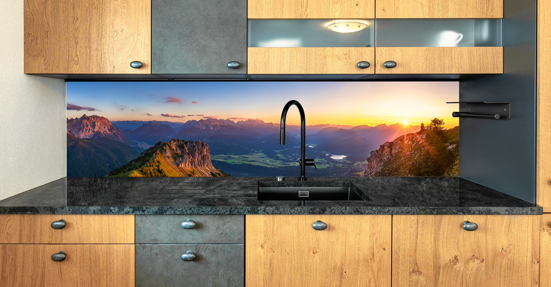 Motiv für eine Küchenrückwand - Alpenwelt Karwendel