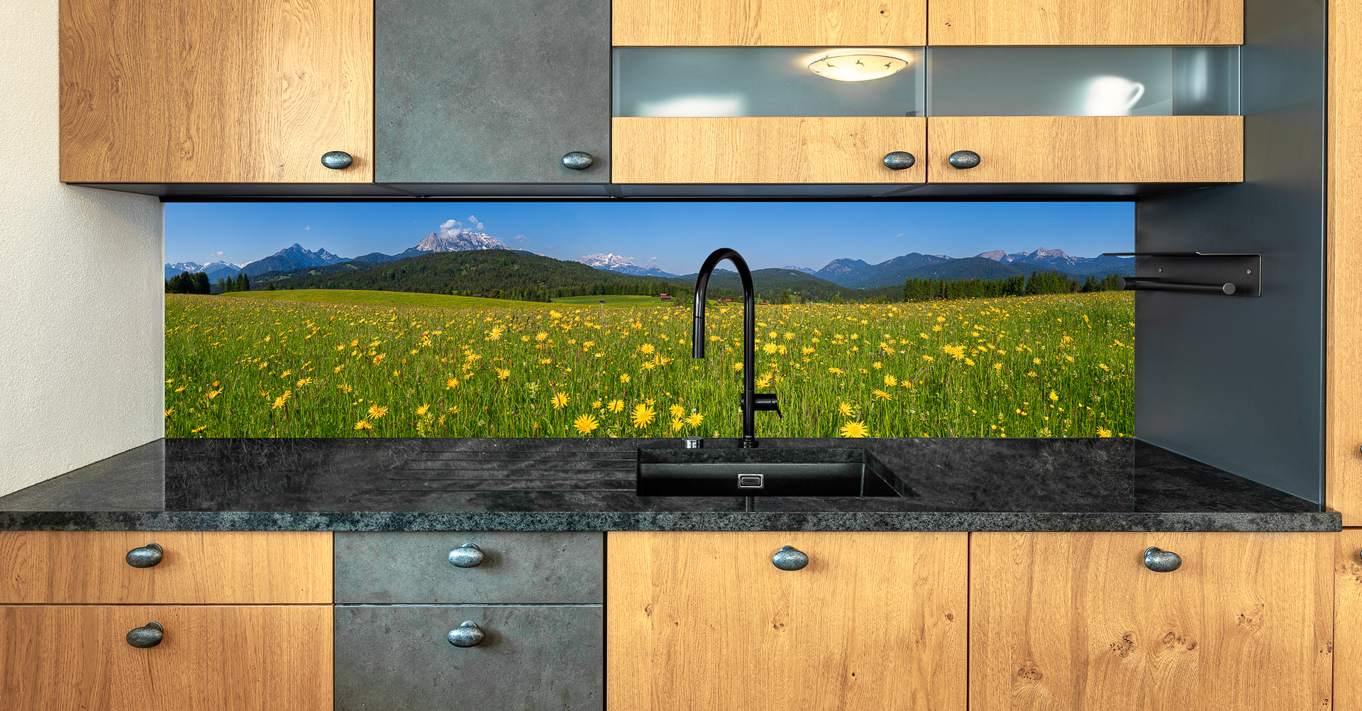 Motiv für eine Küchenrückwand - Blumenwiese Buckelwiesen