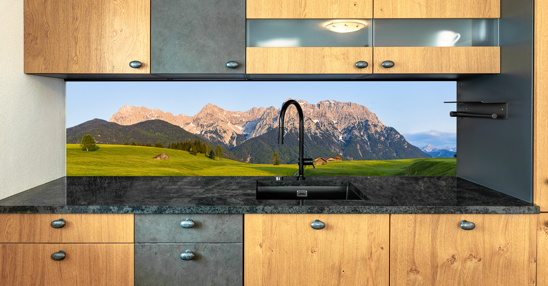 Motiv für eine Küchenrückwand - Buckelwiesen Karwendelmassiv