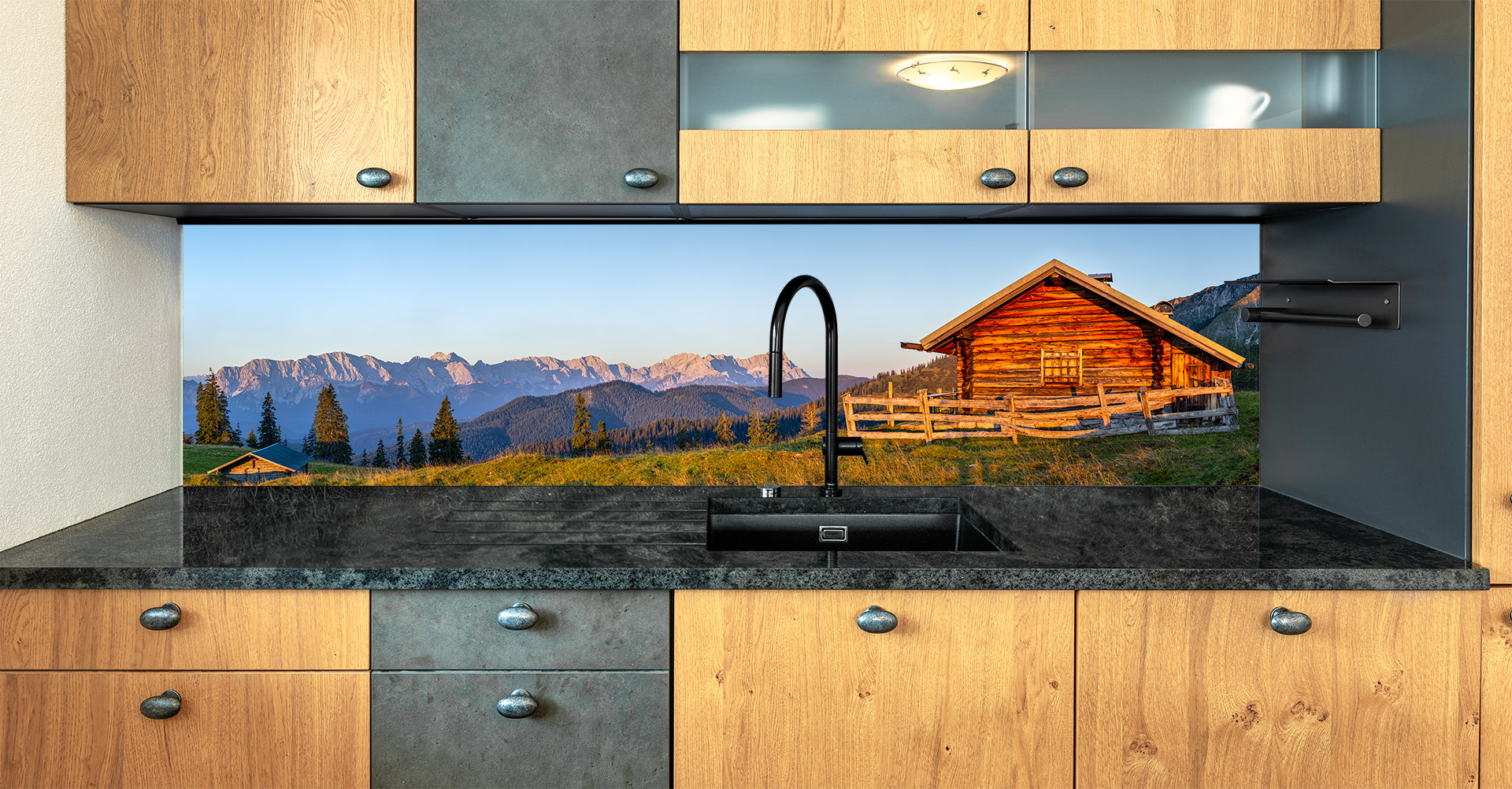 Motiv für eine Küchenrückwand - Morgen-Krüner-Alm