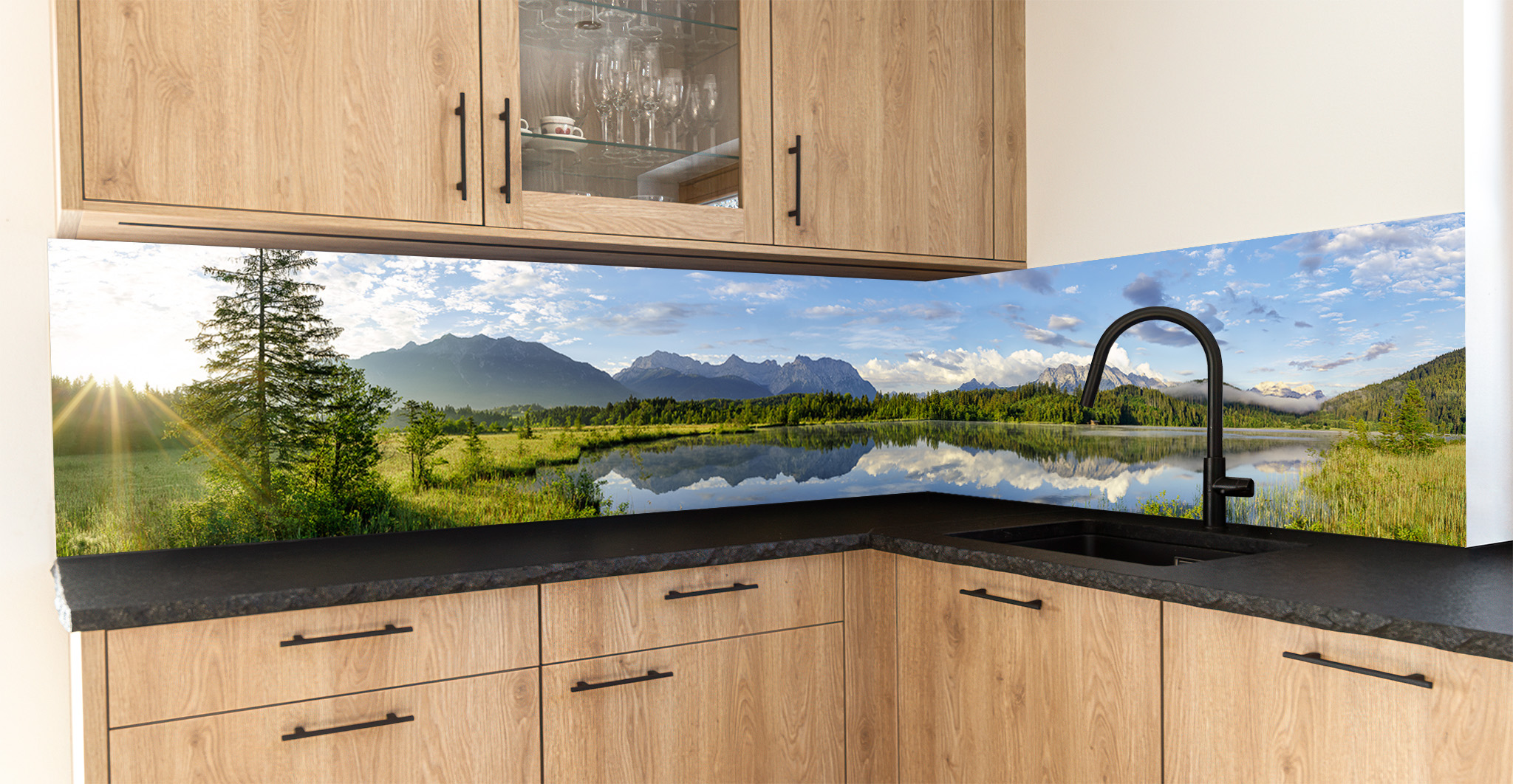 Motiv für eine Küchenrückwand - Barmsee - Sommer