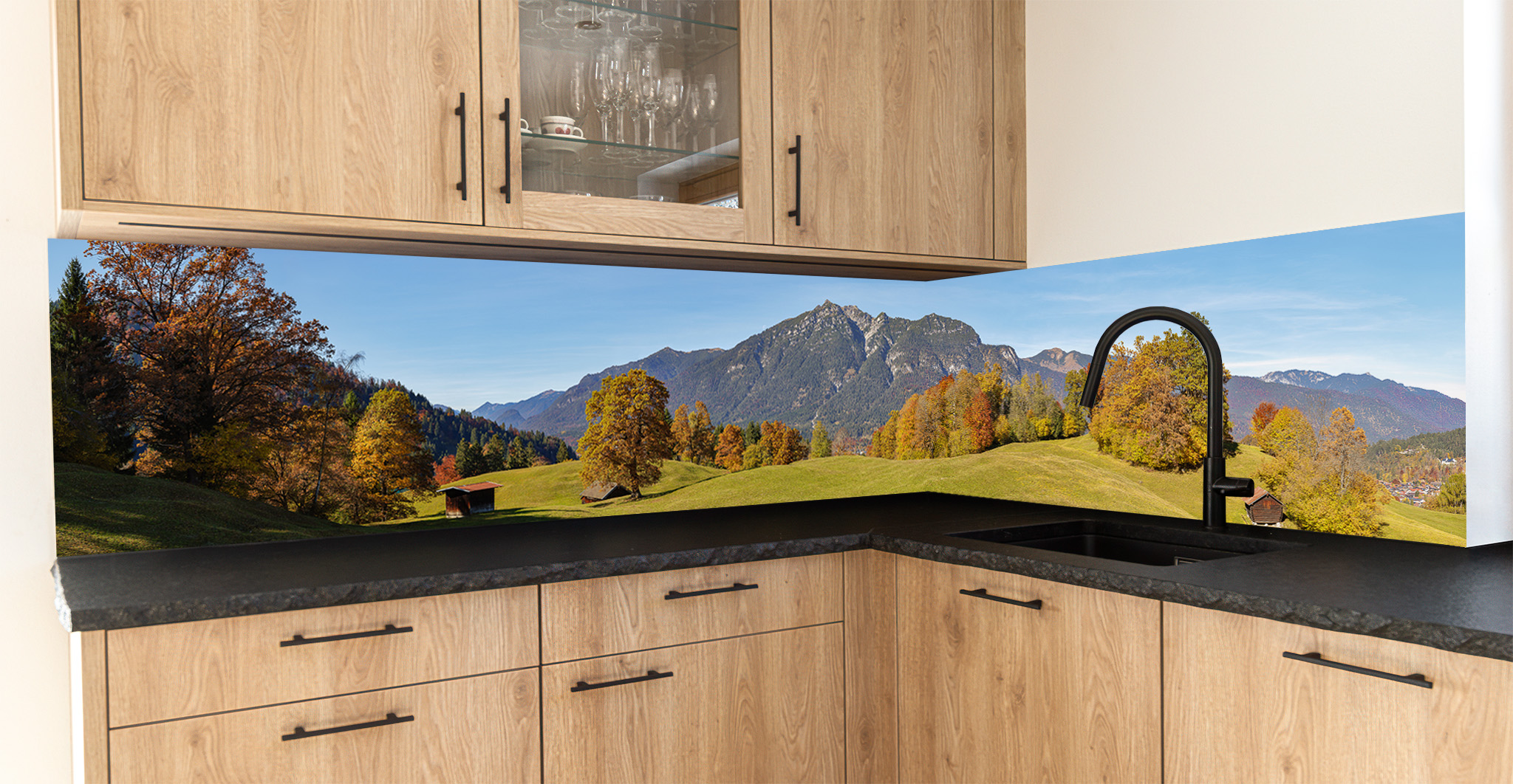 Motiv für eine Küchenrückwand - Kochelbergalm - Garmisch-Partenkirchen