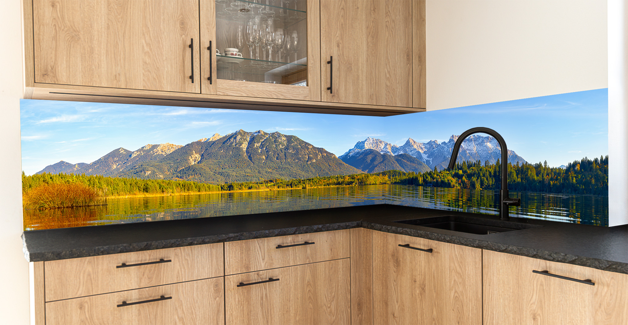 Motiv für eine Küchenrückwand - Barmsee - Badeufer