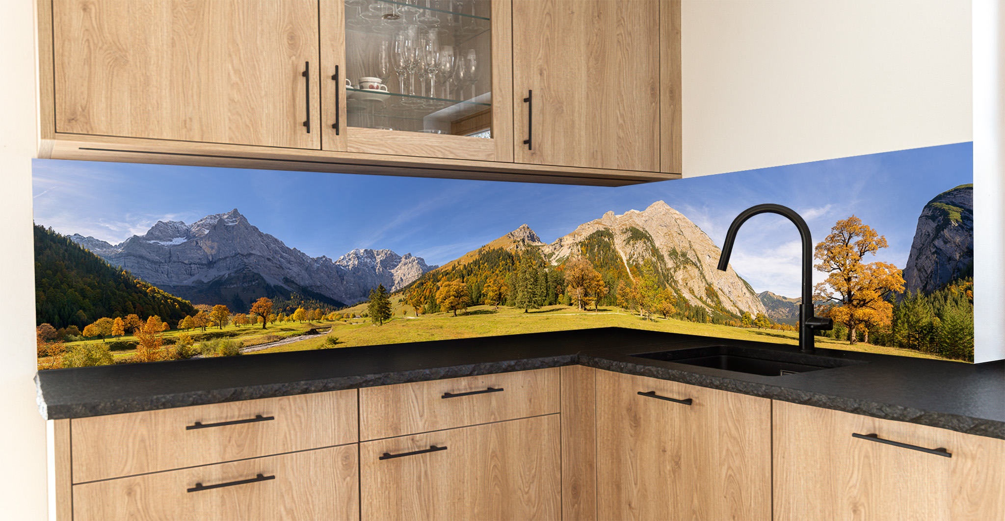 Motiv für eine Küchenrückwand - Großer Ahornboden - Engalm