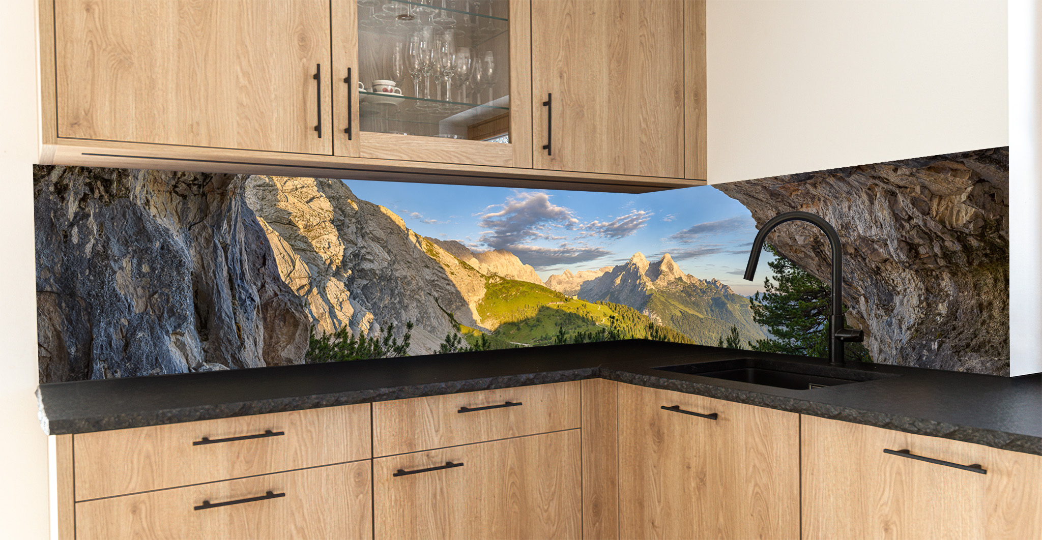 Motiv für eine Küchenrückwand - Schachenblick