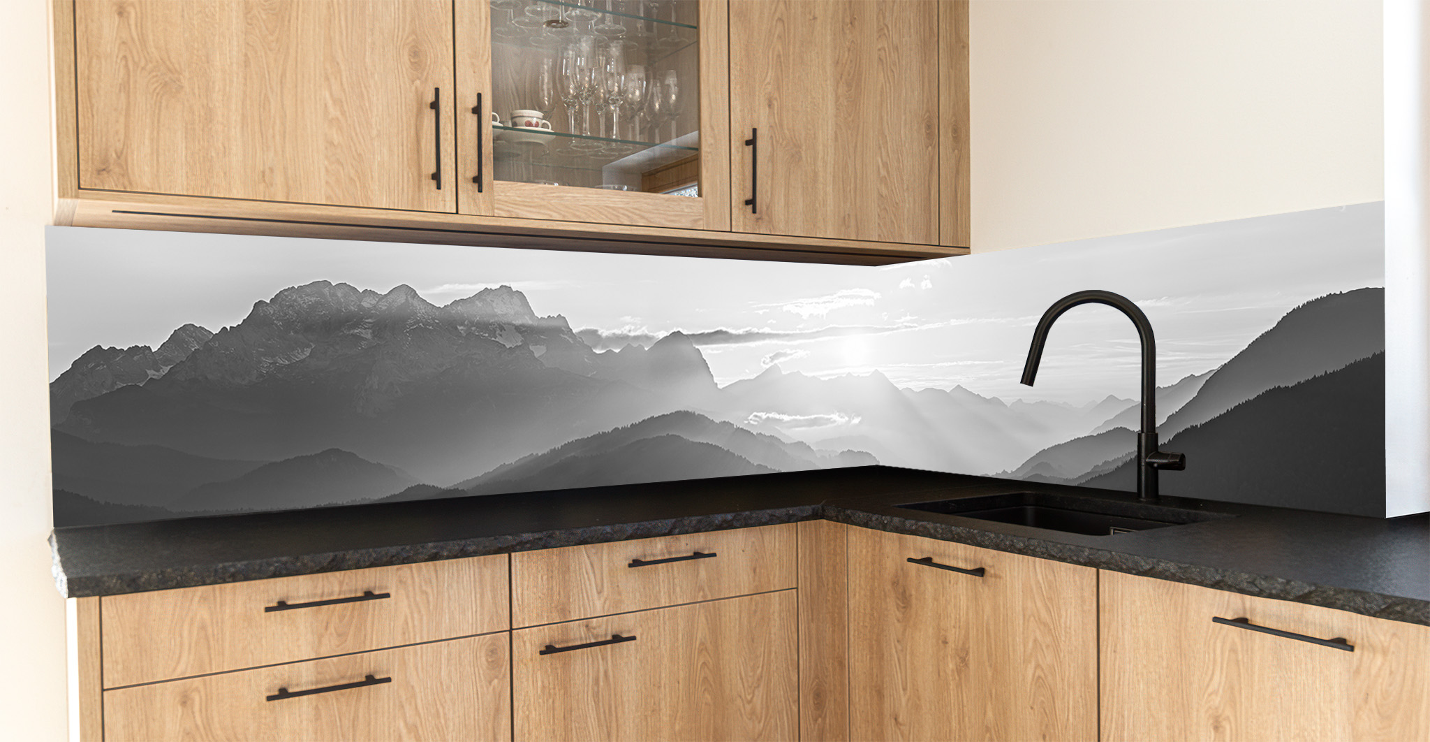 Motiv für eine Küchenrückwand - Goldenes Landl